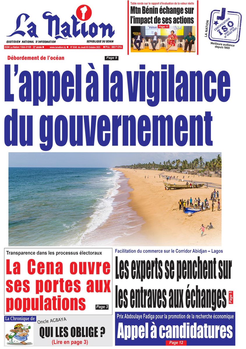 xlr_media's tweet photo. Thursday’s front pages 

#Newspapers_of_October52023 https://t.co/PW0Lg6XXcG