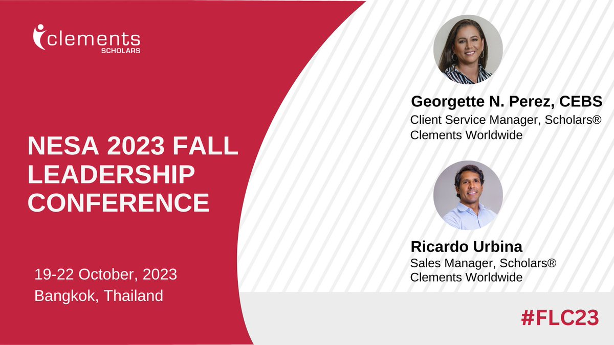 2 weeks to go until the NESA 2023 Fall Leadership Conference! 🎉

We are looking forward to another year of inspiration, collaboration and transformational learning! Thank you for having us @nesachat #FLC23 #ClementsConnects