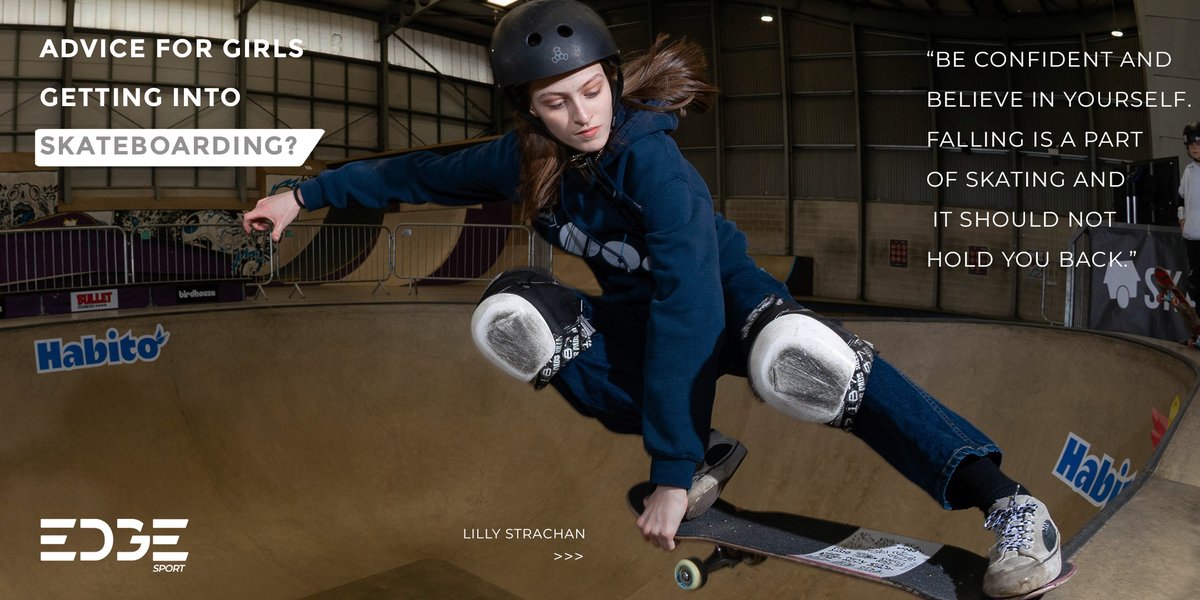 Who's ready for <a href="/worldskatesb/">World Skate Skateboarding</a> LIVE on EDGEsport this weekend?🔥

We caught up with Lilly Strachan to discuss tricks, goals and why more girls should get into skateboarding!

Head to the link in bio to read more

📸 <a href="/SkateboardGB/">Skateboard GB</a> #EDGEsport #WorldSkateboardingTour #roadtoparis2024