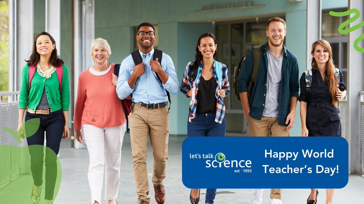 Dear Teachers, Thank You! On #WorldTeachersDay we’re celebrating educators around the world and their dedication to empowering the youth. Let’s Talk Science is committed to providing a variety of educational resources for all learners and helping nurture the educational journey.