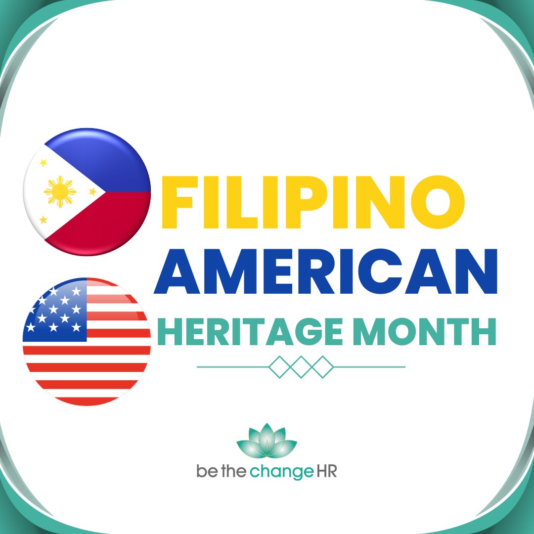 bethechangeHR's tweet photo. Join us as we honor the rich cultural tapestry woven by both worlds.  We stand proud together and appreciate the diversity that makes our corner of the world a better place. 🙌🏽❤️

 #FilipinoAmericanMonth #CelebratingHeritage #DiversityMatters #StrengthInUnity  #bethechangeHR https://t.co/gZVSl3R9KH