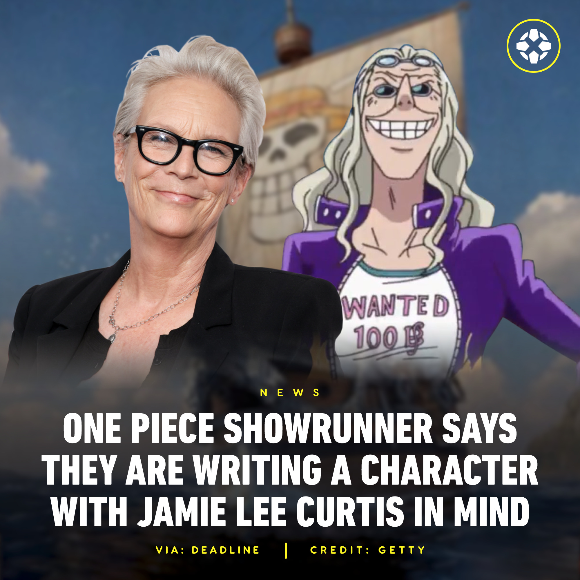 One Piece' co-showrunner Matt Owens is 'manifesting' Jamie Lee Curtis to  play Dr. Kureha in Season 2 - Entertainment