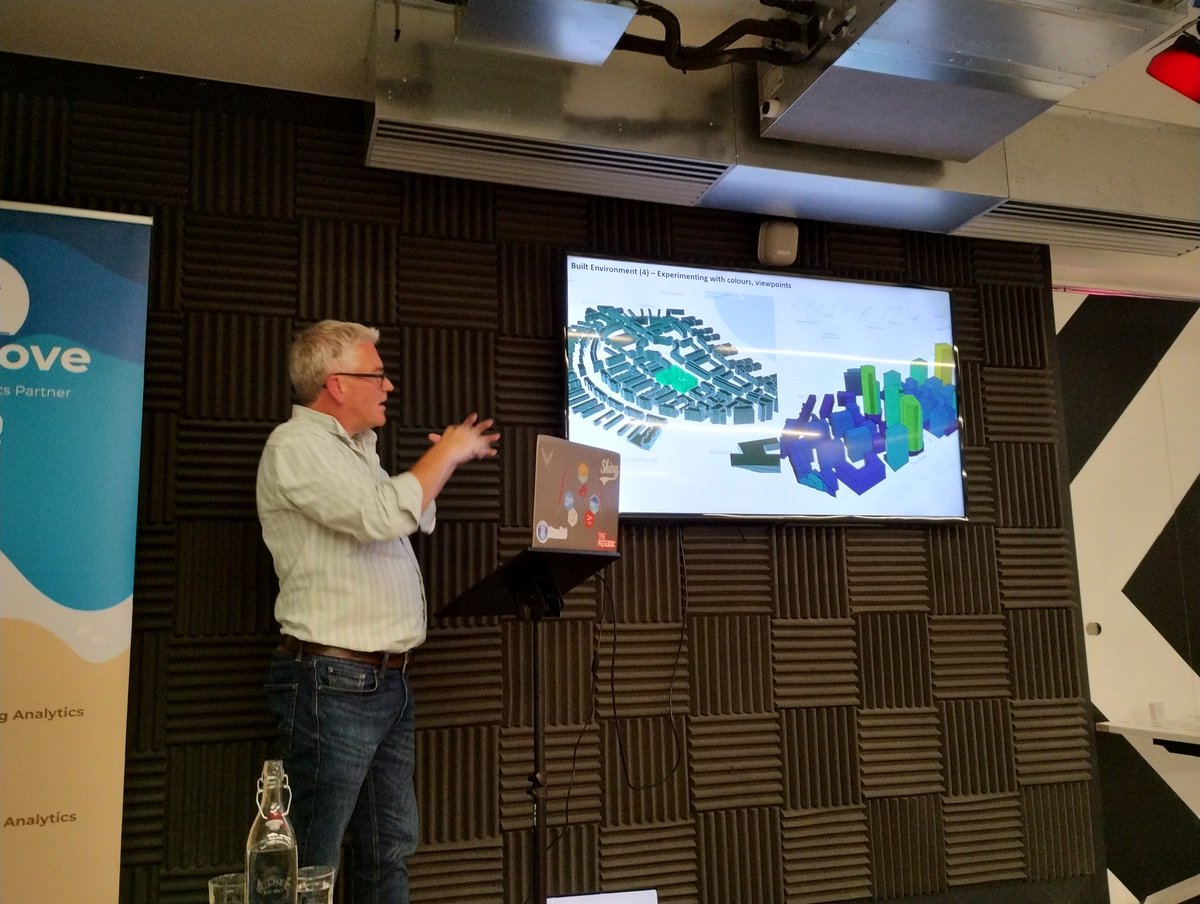 Datacove1's tweet photo. Always wowed by @SeanPBurton's work. Great to see it in action again #ManchesterR #rstats https://t.co/1CaGzFj19c