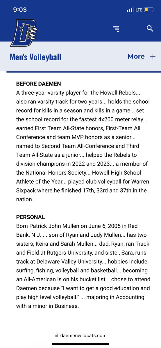 Let’s go Pat !!!! <a href="/Patrick14511455/">Patrick Mullen</a> <a href="/BravermanHHS/">Jeremy Braverman-Howell HS Principal</a> <a href="/Howell_MVB/">Howell Boys Volleyball</a> <a href="/Keiramullen10/">Keira mullen</a> <a href="/HHSRebelSports/">Meehan</a>