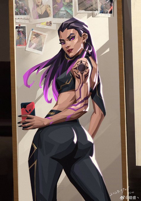 ValorINTEL's tweet photo. Reyna Mirror Picture 🤳 https://t.co/eP4ITmhKz9