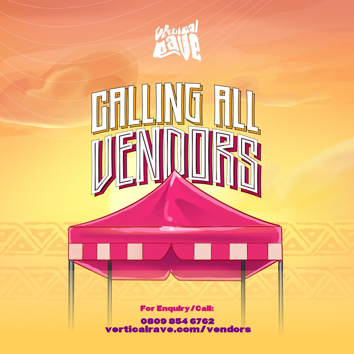 verticalrave's tweet photo. We are currently onboarding vendors and partners!💥

Reach out to our Vendor Care to secure your booth at the best rave of the year in Nigeria😮‍💨

Ravers🫡 tag your favorite vendors to take advantage of this golden opportunity ✅. 

#VerticalRave2023 https://t.co/mmSHTG4VEw