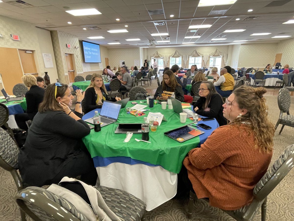 PStepko's tweet image. @CuCPS #VaLIN 5.0 team on fire this morning action planning around Family Engagement and Relevant Student Learning!  #amplifyexcellence @VA_Partners4EDU #ALPlearn #wearecucps