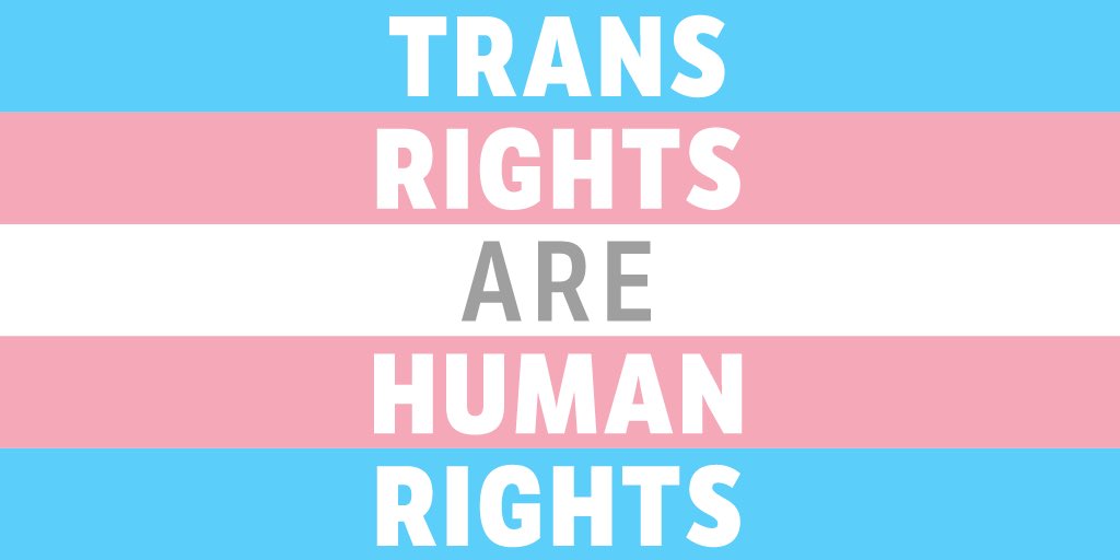 Now and always we stand with the trans community #TransRightsAreHumanRights