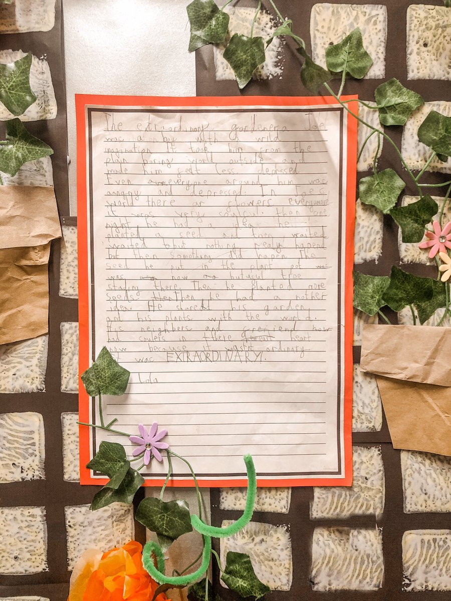 MrsSeaman1's tweet photo. 🪴 WRITING 🪴

First narrative of the school year and I am so proud of what the Year 2 children @NewSilksAcademy have produced. 

Roll on the next writing genre: non-chronological reports 🪴 🌱 🌸 🌺 https://t.co/joiBlp2ogO