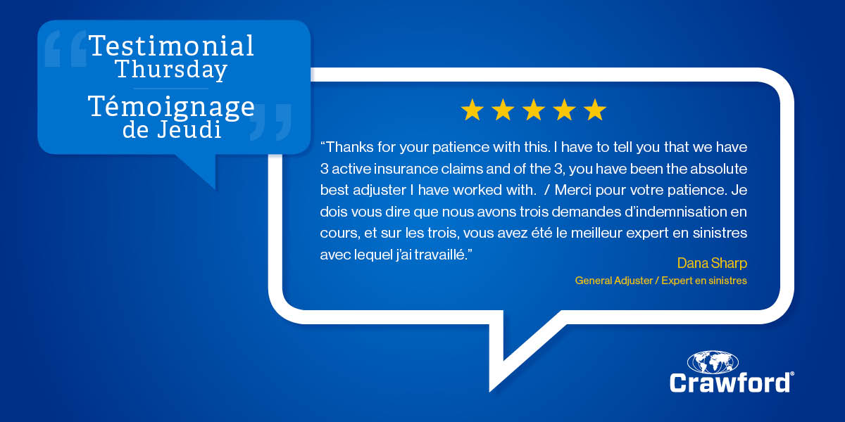 #TestimonialThursday #TémoignageDeJeudi