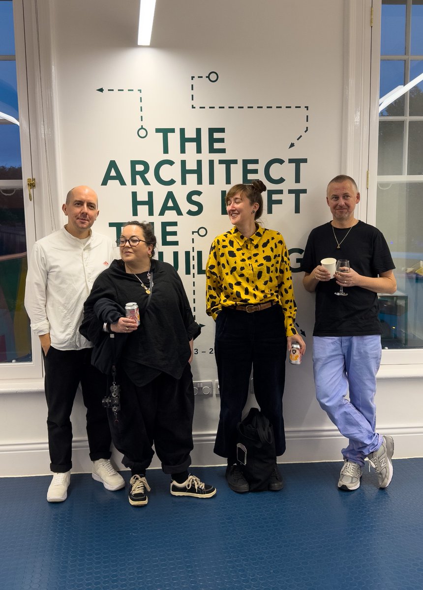 In Newcastle for the launch of The architect has left the building. Great work by @clickclickjim @twicelynamed @Nervoussystem91 and @stanleyjamespress.