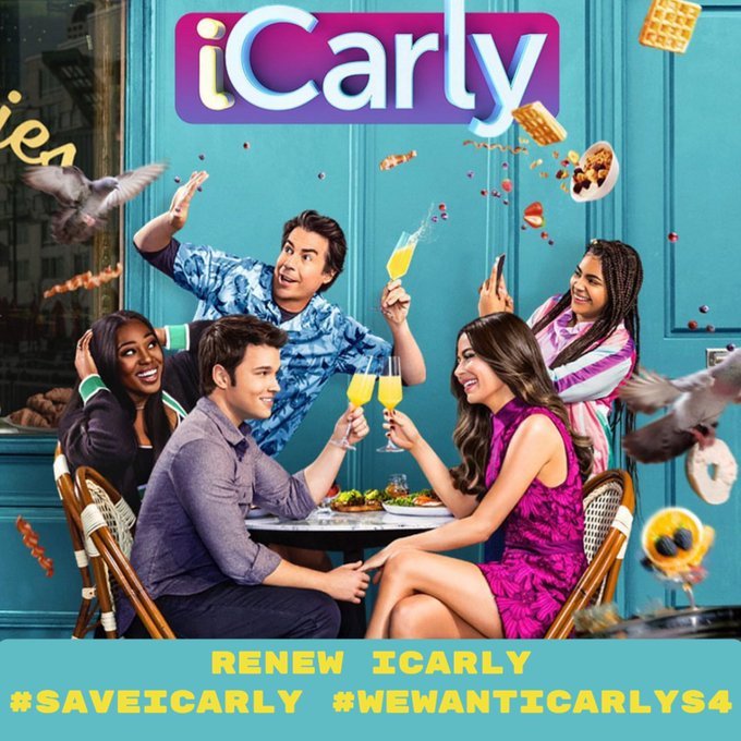 ChooseLove86's tweet photo. To my #iCarly fandom I'm so proud of the noise we're making to save our show. Here's a tip for the fight. Individual tweets with #SaveiCarly &amp; #WeWantiCarlyS4 are what count towards the trend so use them in as many tweets as possible. Retweets matter too tho. We got this! ✊️ https://t.co/xmCgefKIOM