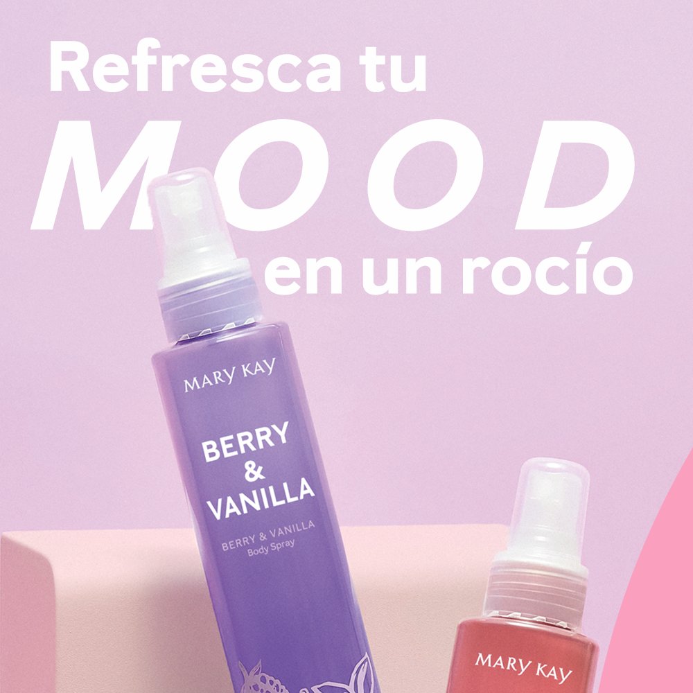 MaryKayDeMexico's tweet photo. Encuentra tu aroma favorito para usar en tu día a día con los ¡Nuevos! Sprays Corporales con Aroma Mary Kay® de Edición Especial. 🌺

Adquiérelos aquí: https://t.co/f39xfltEqz

#MaryKaydeMéxico #CuidadoDelCuerpo #SprayCorporal https://t.co/YQUtFpUREd