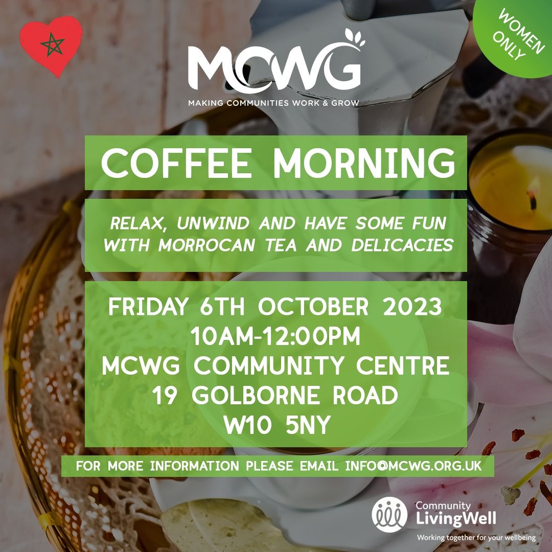 Making Communities Work & Grow (MCWG) (@mcwgcharity) on Twitter photo Come and check out our popular women's only coffee morning. Great place to socialise, de-stress and make new friends. The food is also amazing!
<a href="/CLWMentalHealth/">Community Living Well</a> <a href="/FelicityBuchan/">Felicity Buchan</a> Come and check out our popular women's only coffee morning. Great place to socialise, de-stress and make new friends. The food is also amazing!
<a href="/CLWMentalHealth/">Community Living Well</a> <a href="/FelicityBuchan/">Felicity Buchan</a>