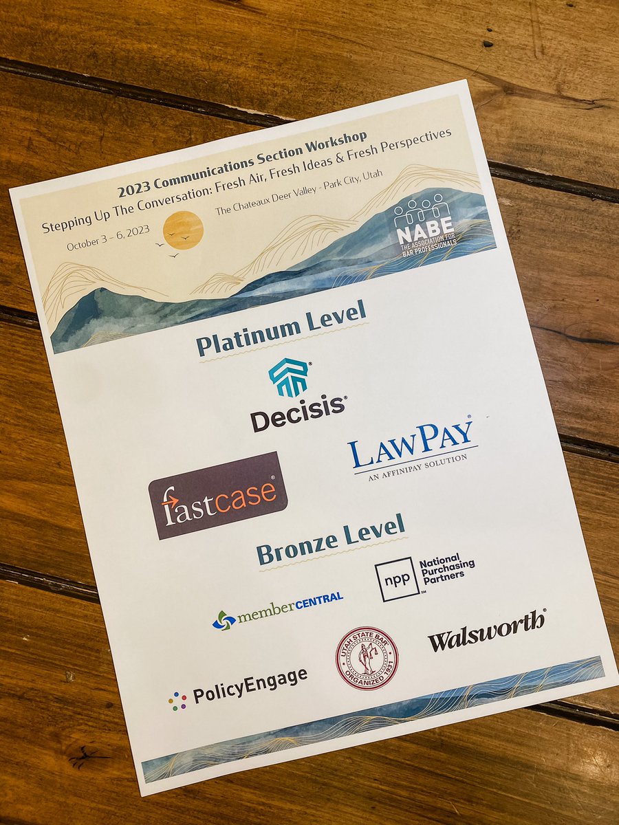 DecisisLaw's tweet photo. Day 2 is underway! #NABEComm2023 https://t.co/ZrQ56OHZaF