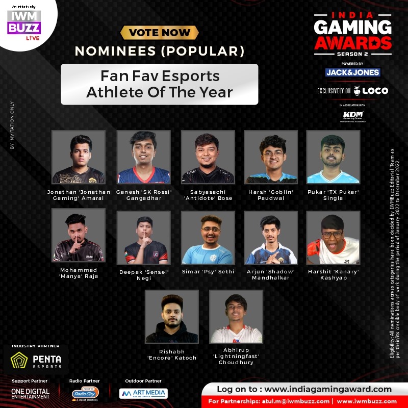 Penta Shorts  IWMBuzz India Gaming Awards - Season 2 