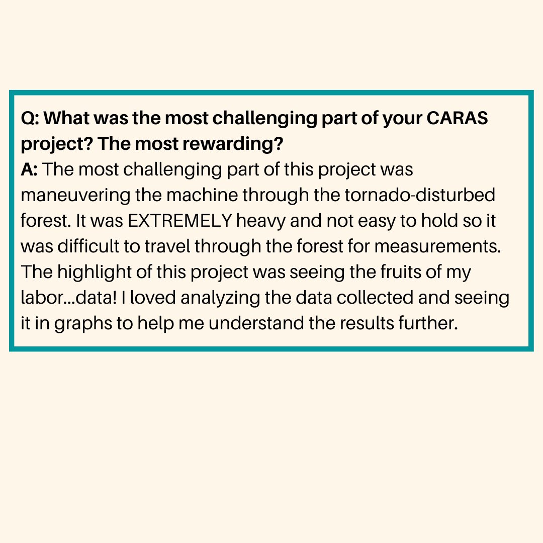 Meet Trinity Flores, senior Horticulture major, Undergraduate Research Ambassador, and CARAS Project Grant recipient!