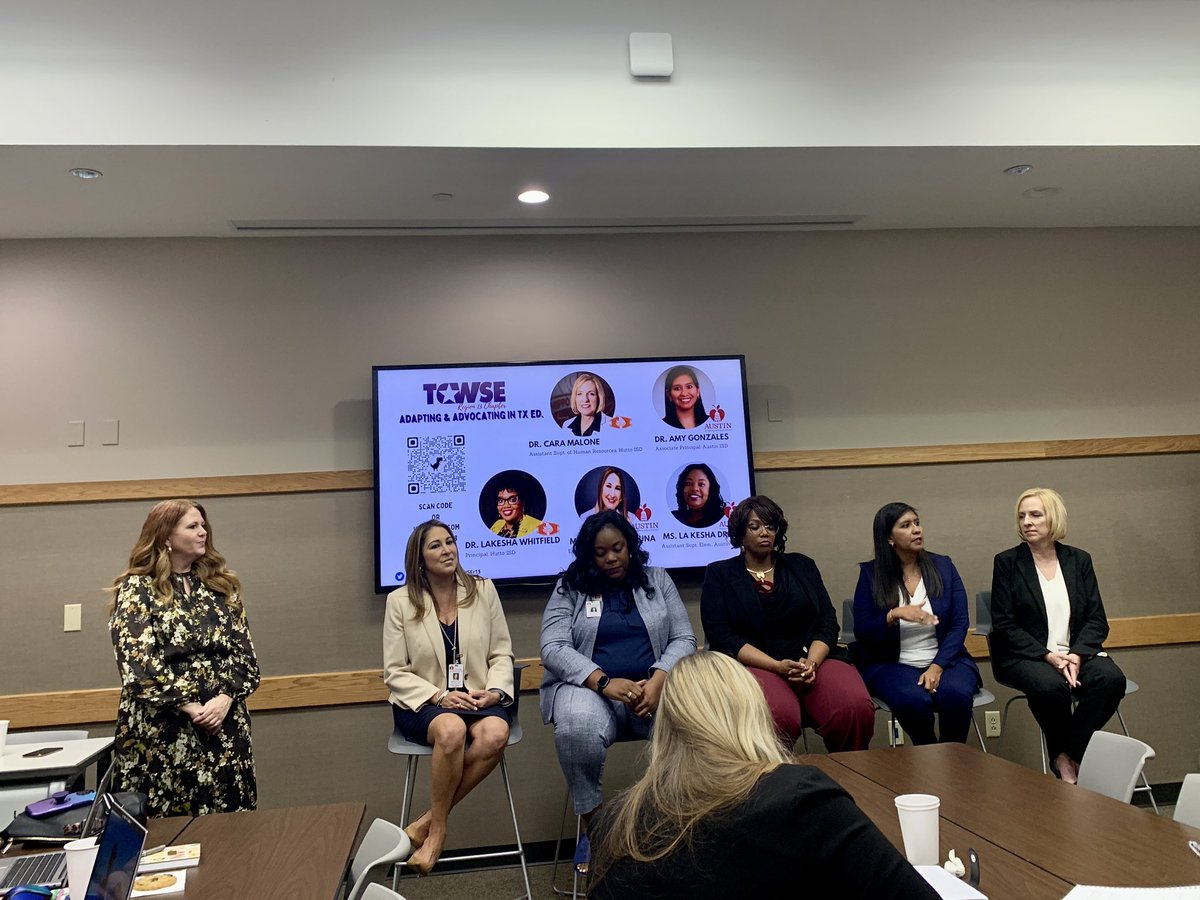 Honored to be part of the TCWSE Region 13 with our awesome leader <a href="/ChandaBloch/">Dr. Chanda Bloch</a> in SMCISD as the president. Learning from other women leaders is powerful!
