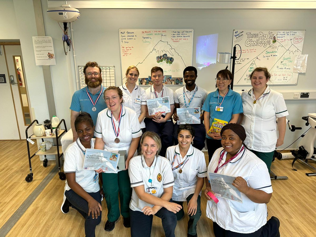 PippaDraper's tweet photo. Honourable mention goes to Ogo - the sub with the highest step count! And to @SUBWAY for always supporting our team challenges!! ❤️💪 @UHS_Therapy #physio #OT #OTPT #reconditioning #staffmorale #therapy https://t.co/cHIsM9P7T9