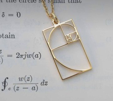 nutalapi's tweet image. Fibonacci Necklace The Fibonacci sequence, also known as the golden rectangle, is the basis for some of nature's most amazing creations. Besides being useful for art, architecture, financial market analysis, and various data algorithms, it is also spectacularly beautiful.