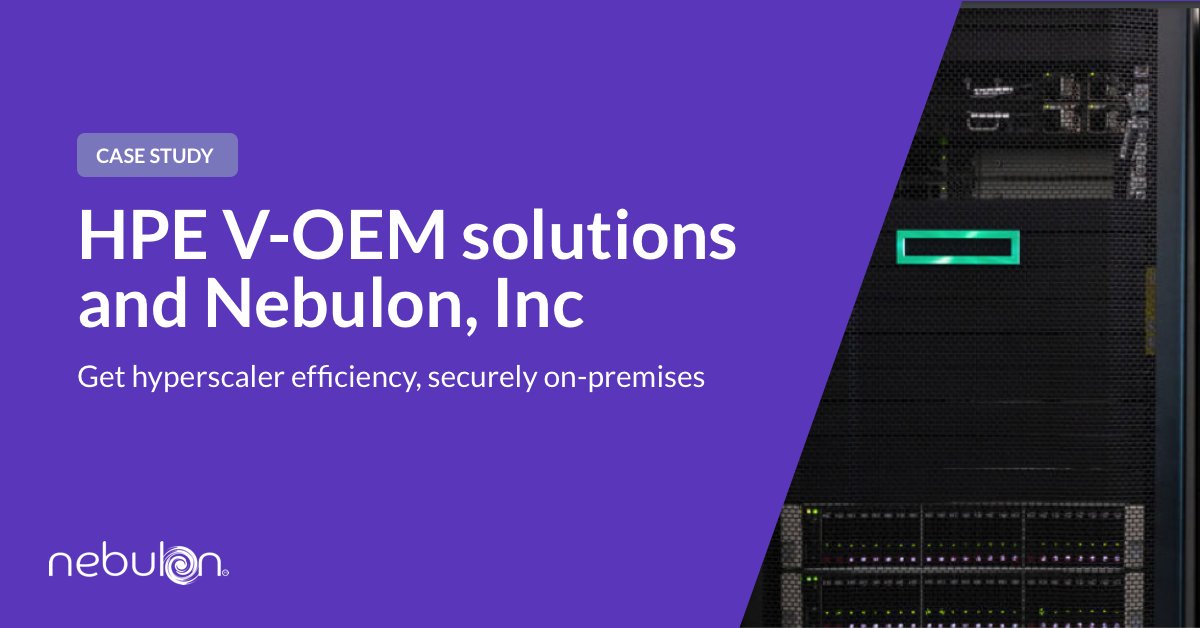 Read the case study to learn how <a href="/NebulonInc/">Nebulon</a> which comes pre-integrated on <a href="/HPE/">HPE</a> #ProLiant servers, delivers a cyber resilient, cloud-like data center solution and #ransomwarerecovery in under 4 minutes. bit.ly/3RMoJti