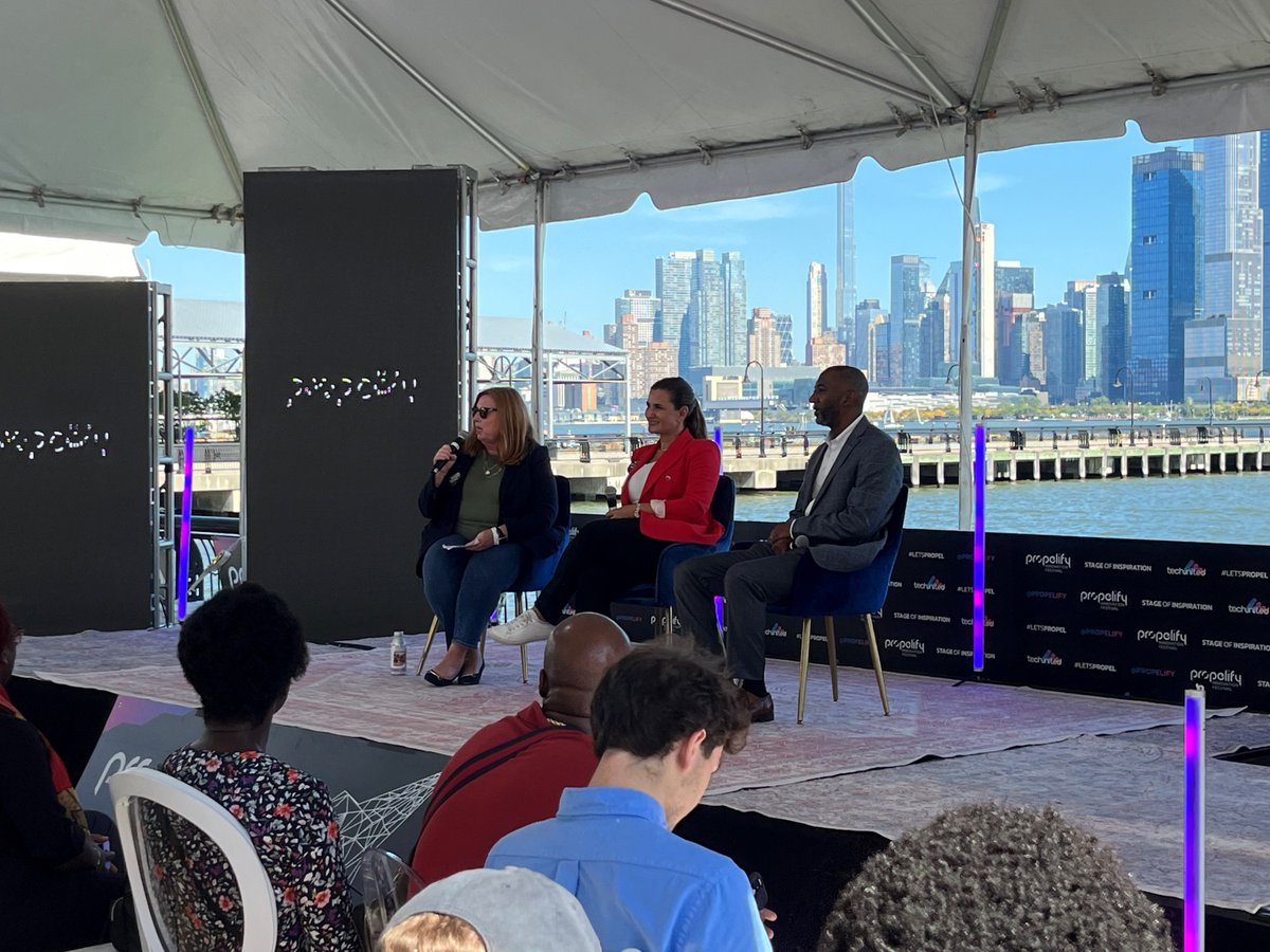 The NJEDA joined @ChooseNJ today at the @propelify Innovation Festival for a panel on empowering founders everywhere! A lot was learned, and great people were met #letsPropel 💡