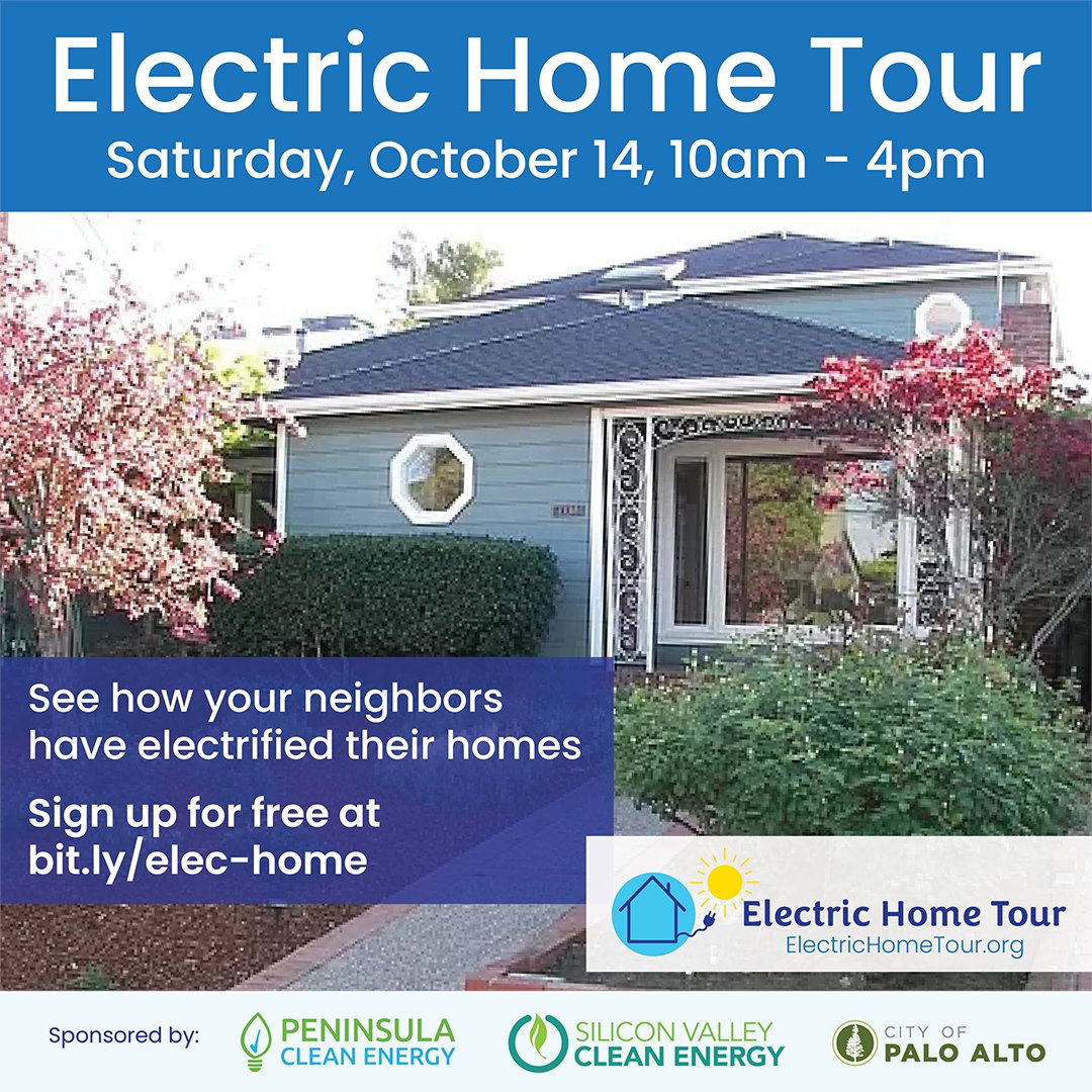 BreatheCA_BA's tweet photo. Bay Area Homeowners: see how 40+ of your neighbors have electrified their homes. Sign up for the free Electric Home Tour on 10/14/23 https://t.co/c5vmWEEfUH. #electrify #GetPastGas https://t.co/w0VFPGHmN1