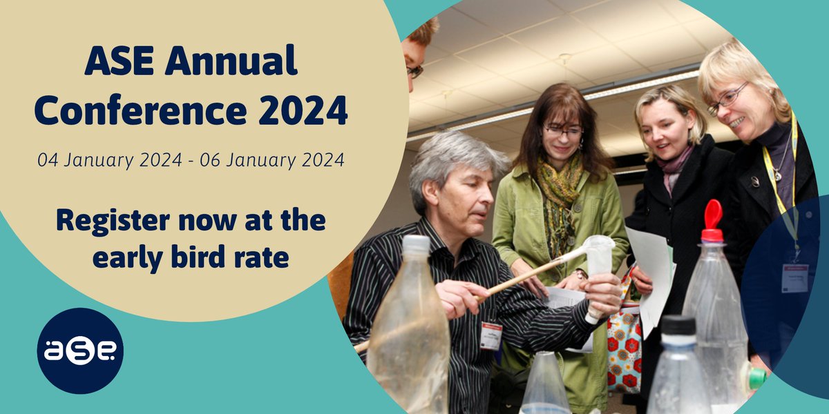 The ASE Annual Conference 2024 programme is now live. In addition to primary and secondary sessions running across all three days, we’ve also got dedicated streams for Technicians, Early Career Teachers, Teacher Educators (Futures) and Post 16.

Browse 🔍2024aseannualconference.sched.com