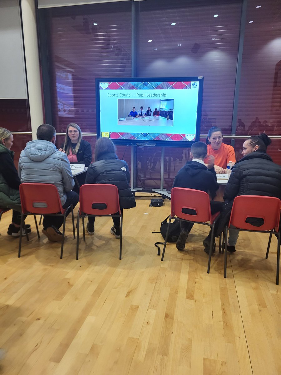 DhtLivingstone's tweet photo. We had an excellent turnout  for our S1 Parents and Carers Evening tonight @invacad Thanks to everyone for attending and to staff and pupils for ensuring the event was so engaging. https://t.co/6NsIozkAPk