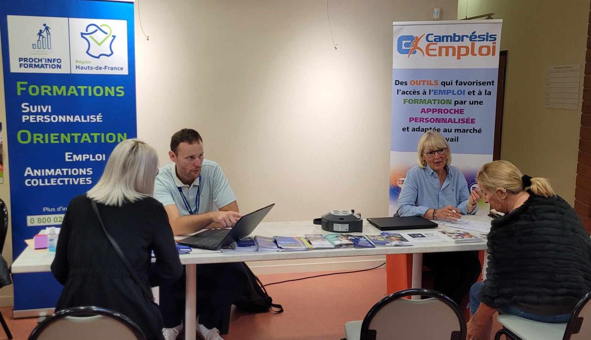 CambresisEmploi's tweet photo. 🔴209 personnes accueillies pour la #JPO du Proch'Info Formation de Cambrai ! Demandeurs d'emploi, salariés, chefs d'Ets, ont pu être informé sur leur projet formation et financements. Animations, ateliers, échanges au service de la formation et de l'emploi ! @hautsdefrance https://t.co/l430vQIxqW