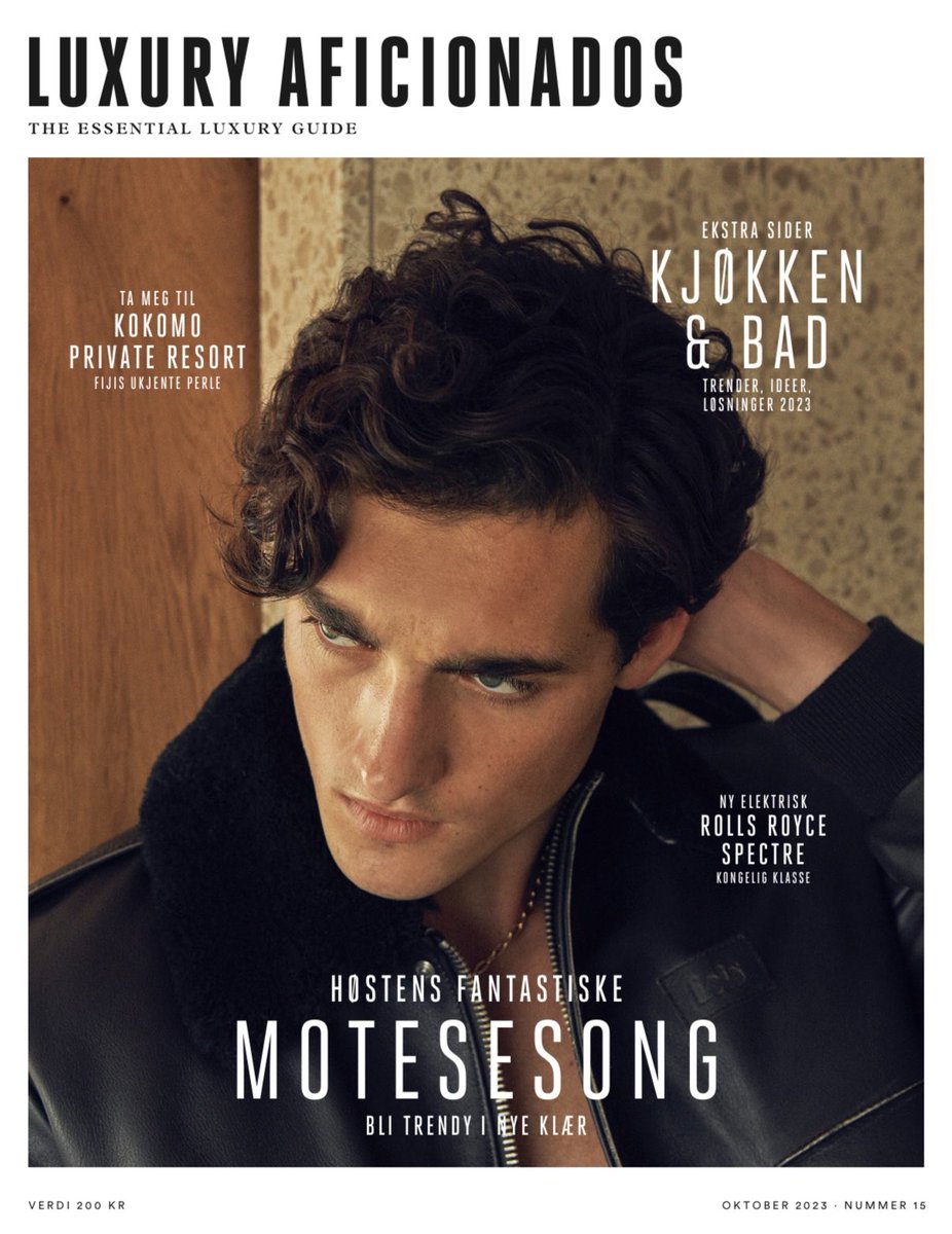 Høstutgaven til Luxury Aficionados er ute nå! Du finner det på luksushoteller som Britannia, Grand Hotel, Hotel Bristol og Hotel Continental, samt utvalgte forretninger og hudpleieklinikker. Les det også i sin helhet her: luxuryaficionados.com/virtuelt-magas…