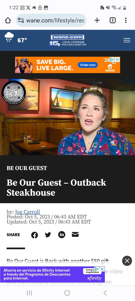 SandraDeeBeauty's tweet photo. Thank You @wane15 for partnering with @Outback Fort Wayne, IN, on the news yesterday and today for a great cause. THE NORTHEAST INDIANA HONOR FLIGHT GIVE BACK NIGHT IS TONIGHT. COME JOIN US! DINE-IN OR CARRY OUT. 15% OF SALES WILL GET DONATED TO BACK. #supportVeterans #outback https://t.co/Hzn9qfsAN7