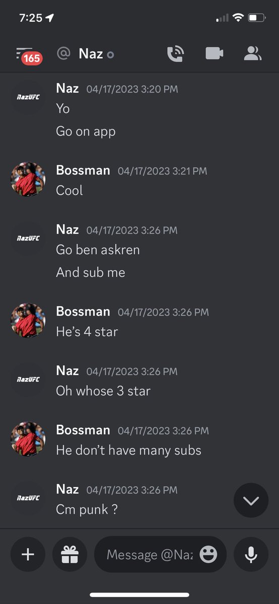 xBossman05's tweet photo. @NazUFC @NFNBA @goat1099 You done the same thing when the app came out and even convinced ur friends to pick 3 star against you when they didn’t know it was you 🍻 https://t.co/I8AsorVBh7