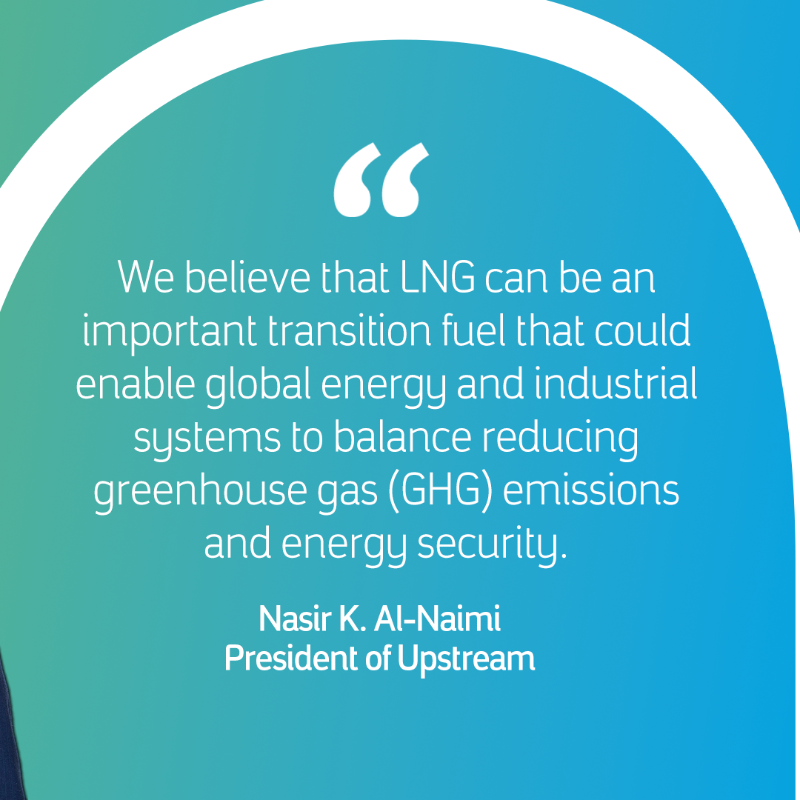 aramco's tweet photo. How does our investment in Liquefied Natural Gas enable the transition to lower-carbon energy sources while supporting the growth of economies?

#aramco90th
#aramco