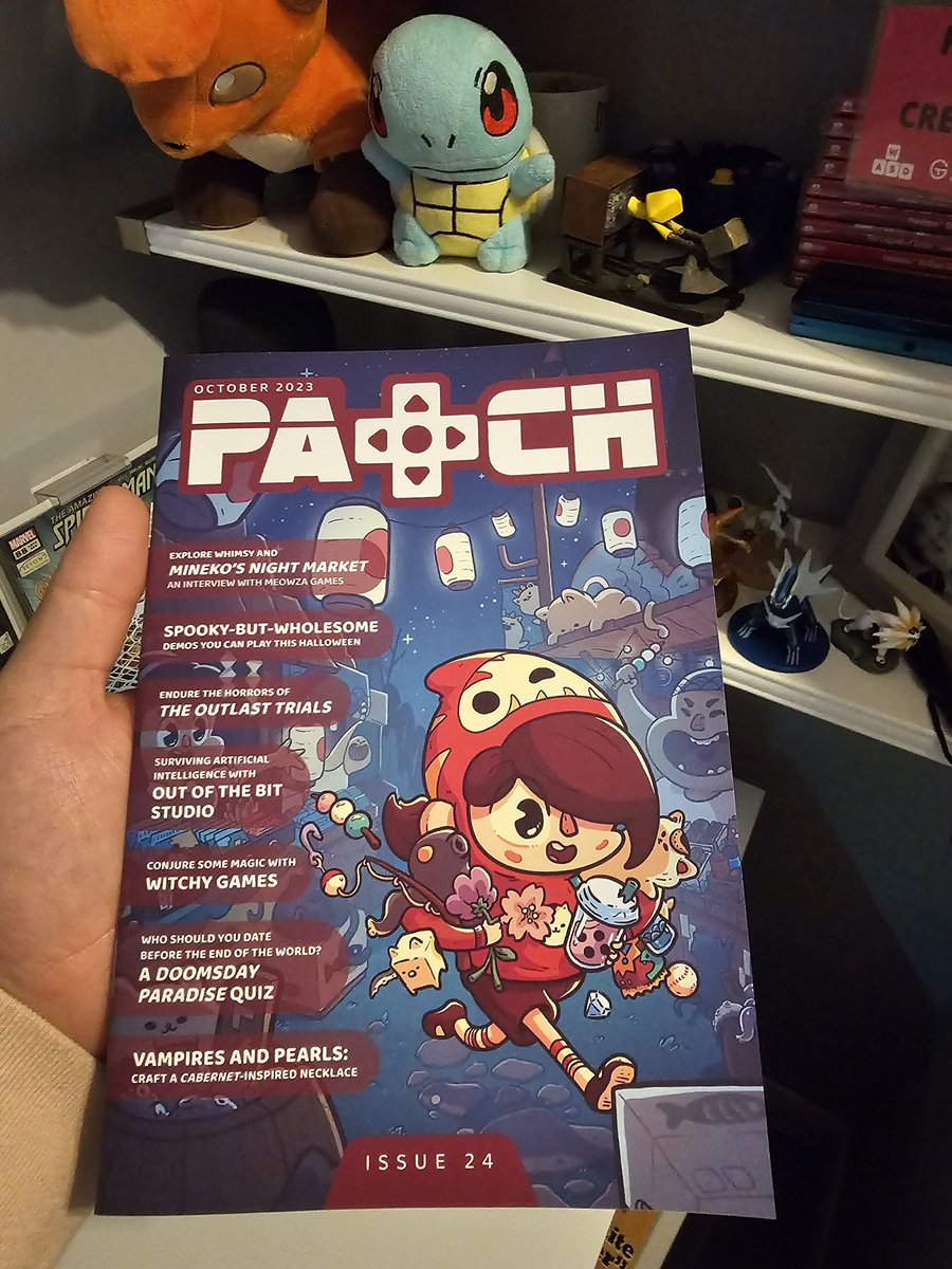 PrezzlePlay's tweet photo. My first phyiscal @thepatchmag arrived through my door this morning

And I think I've fallen more in love with the magazine. Its so ditsy and I love it. Any indie game fans definitely one for you, the content is great and you get these cute covers to look at 😉 https://t.co/hbWJNmjfWm