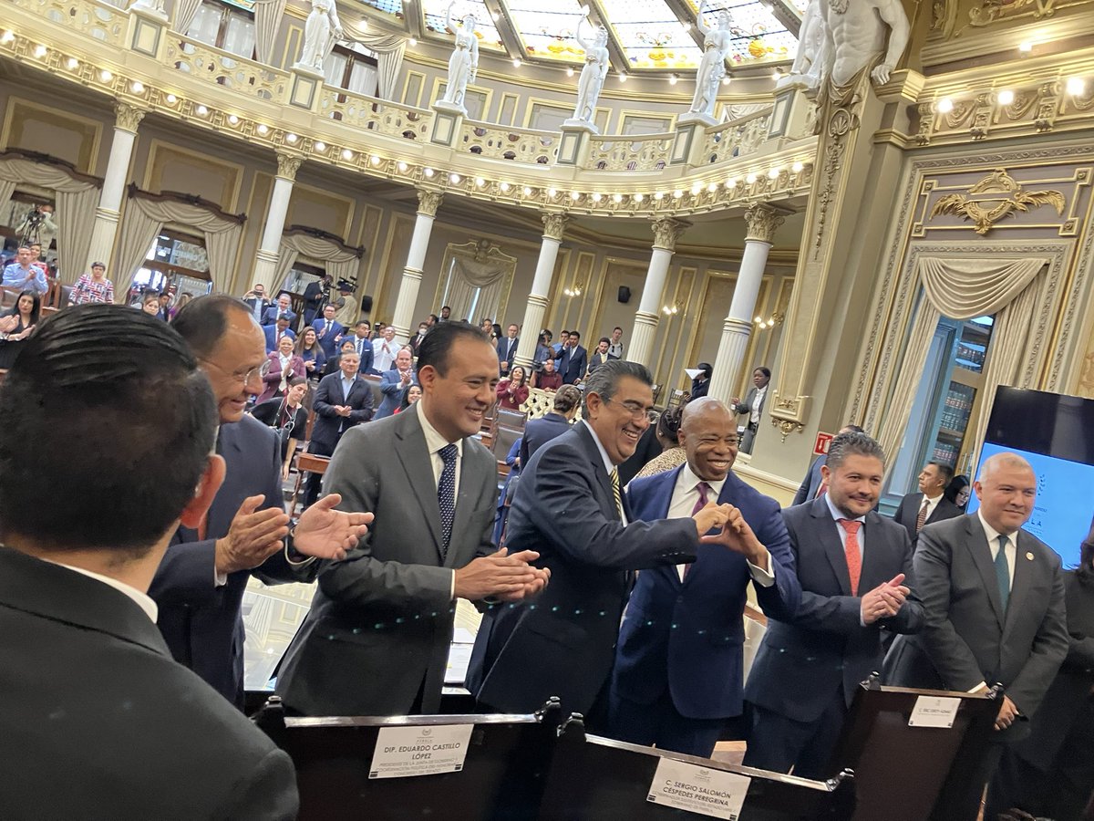 Puebla rolls out the red carpet for <a href="/NYCMayor/">Mayor Eric Adams</a>