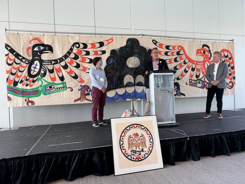 Grateful to Derek Thompson- Thlaapkiituup for his inspiring words shared as our closing plenary at #CHESDay2023. Thank you to Derek for sharing his Thliitsapilthim with us and the incredible gift.