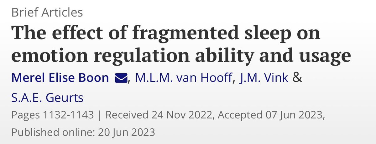 😰😴¿CÓMO AFECTA DORMIR POCO O MAL A NUESTRO ESTADO DE ÁNIMO?

🚩🚩Dormir poco o dormir de forma fragmentada (mala calidad) produce:

⇩⇩ Disminución de actitudes optimistas.
⇧⇧ Aumento de la rumiación (no dejar de darle vueltas a las cosas).
⇧⇧ Aumento de la distracción.