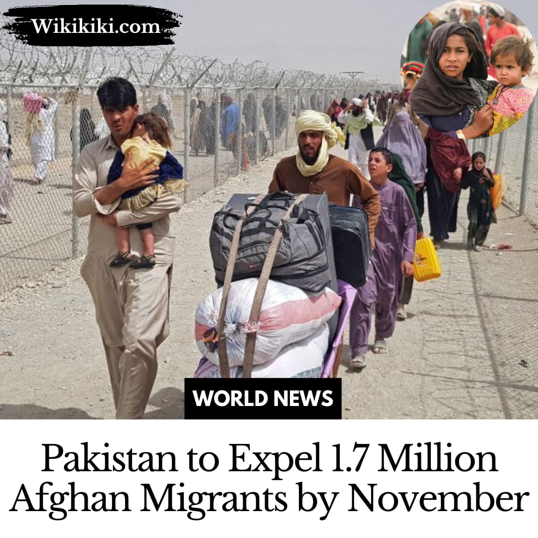 Pakistan to Expel 1.7 Million Afghan Migrants by November...

wikikiki.com/pakistan-expel…

#pakistannews #paknews #wiki #pakistanafganistan #wikikiki #afghannews #afghanmigrants #expelafghanis #migrants #pakistanmigrant #migrant #afgpak #pakafg #pakafghan