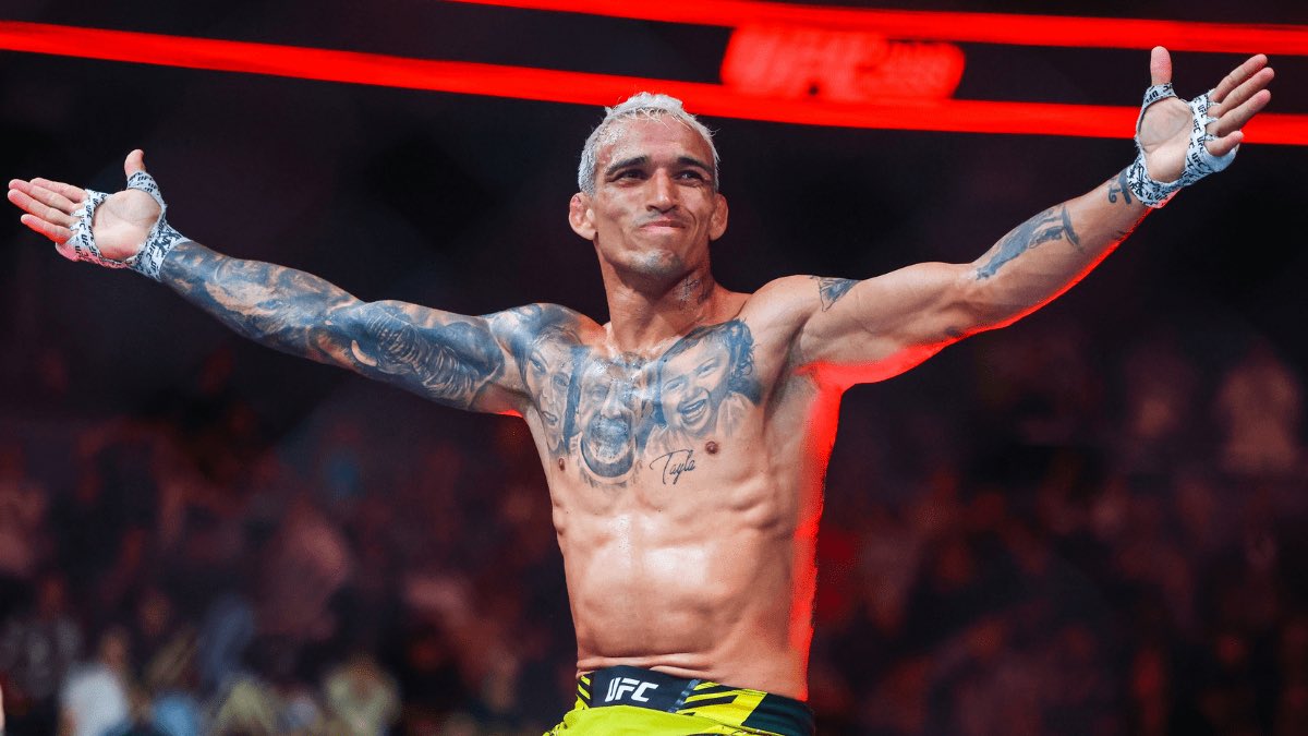 Charles Oliveira embodies everything humanity stands for…not about being perfect with the perfect record. But suffering defeats…and overcoming from them. Learning from his experiences, and constantly moving forward with happiness.