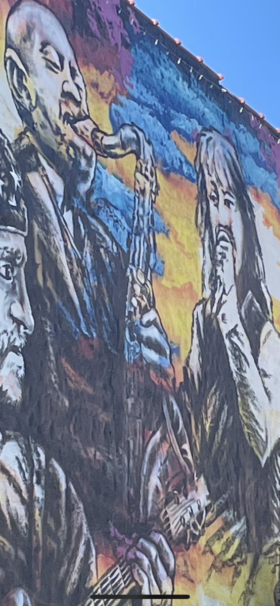 Public_Interest's tweet photo. If you, unlike me, ever wondered what a collaboration featuring Coleman Hawkins &amp; Kansas singer-songwriter Steve Walsh would look like, look no further than downtown St. Joseph, Missouri https://t.co/ECOpARLaMw