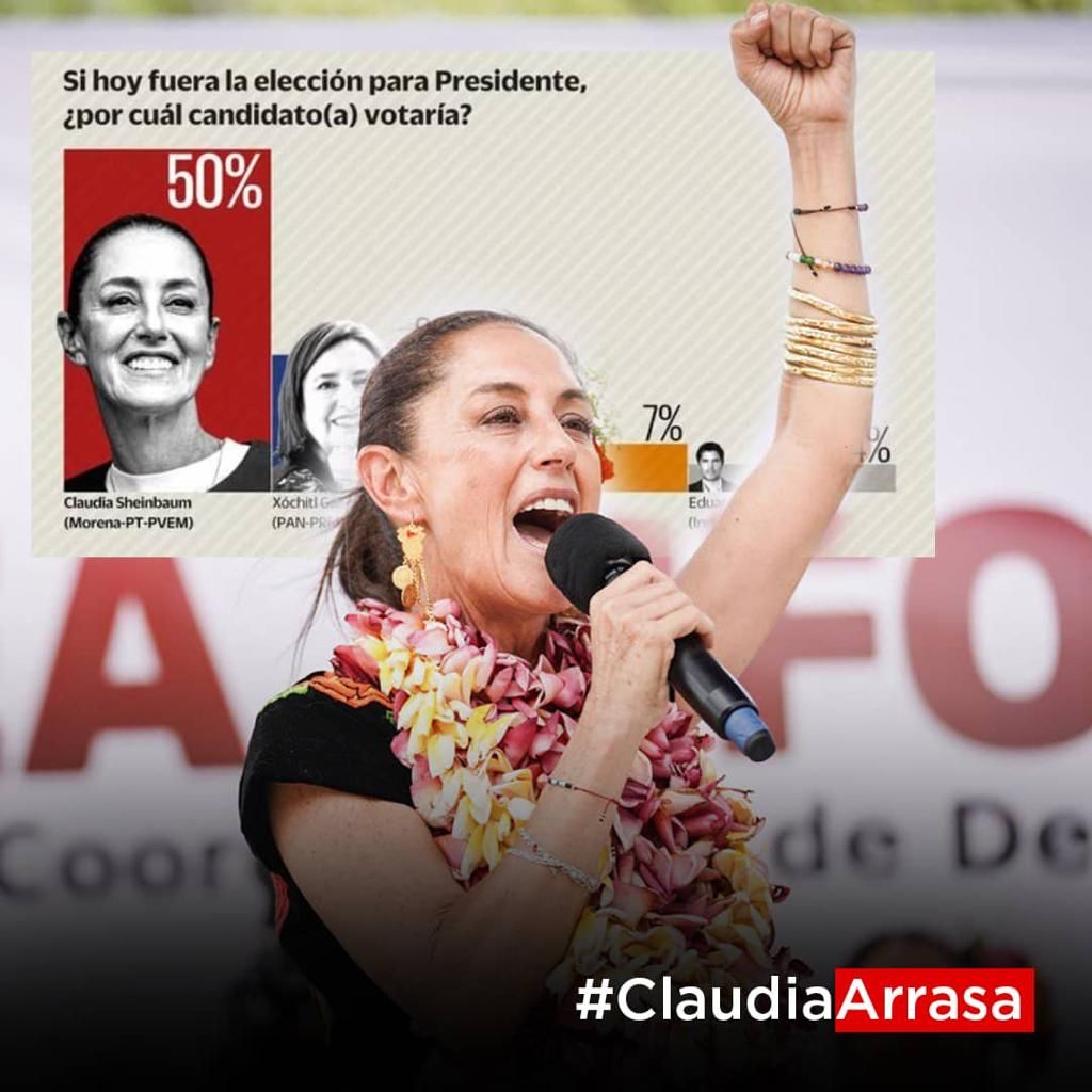 JoJuZaragoza's tweet photo. ¡Desde #Morelos seguimos trabajando para que la transformación siga! #ClaudiaArrasa.
En #Morelos #EsLucy https://t.co/0tueNQJt92