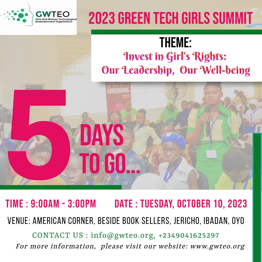 This year's theme, 'Invest in Girls' Rights: Our Leadership, Our Well-being,' resonates deeply with our mission. We believe that by investing in the potential of girls, we're investing in a brighter, more sustainable future.