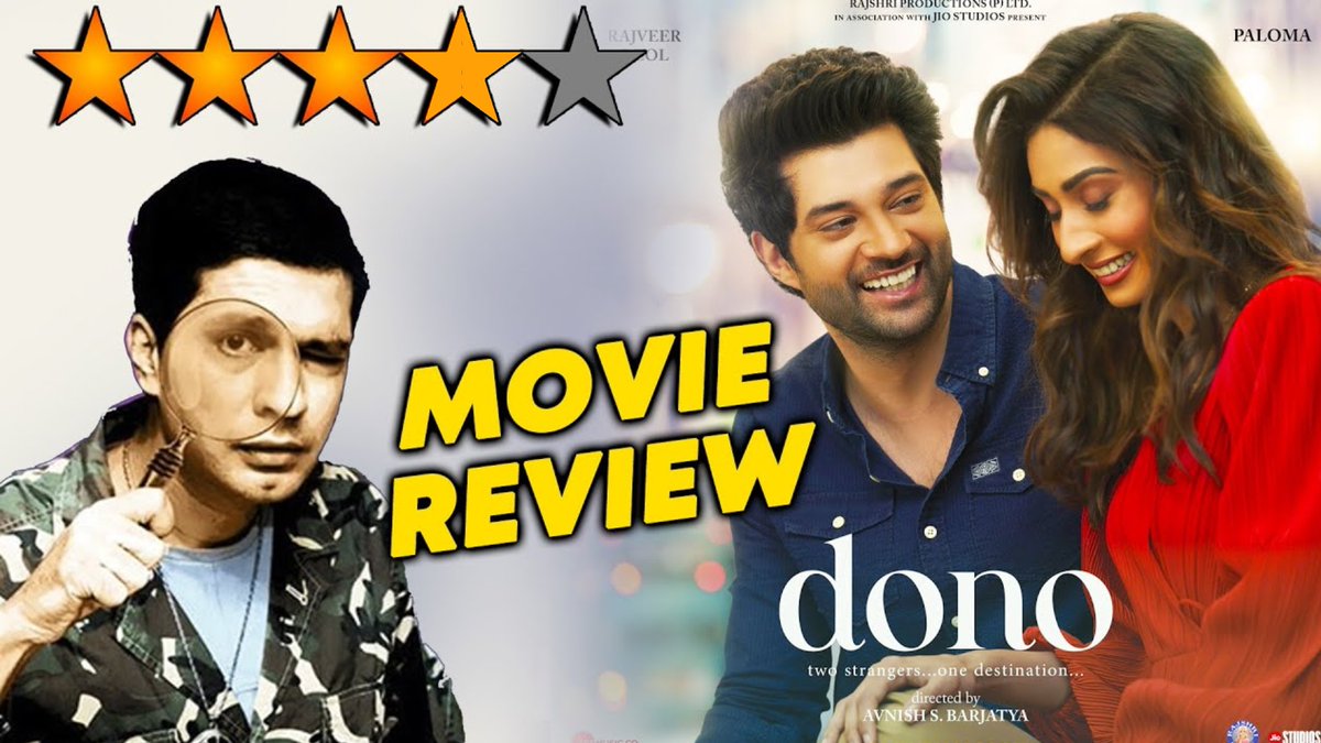 BollySpy's tweet photo. A Cute, Charming & Maturely Layered Love Story..
#Dono Review by RJ @DIVYASOLGAMA (4/5) ⭐️⭐️⭐️⭐️

#RajveerDeol slides easily inside his character & does full justice.
#PalomaDhillon shines high in emotional scenes. 
#AvnishBarjatiya is a director to look out for.

#DonoReview @rajshri  #SoorajBarjatya 
Watch Video - https://t.co/kK1lfJLhdQ