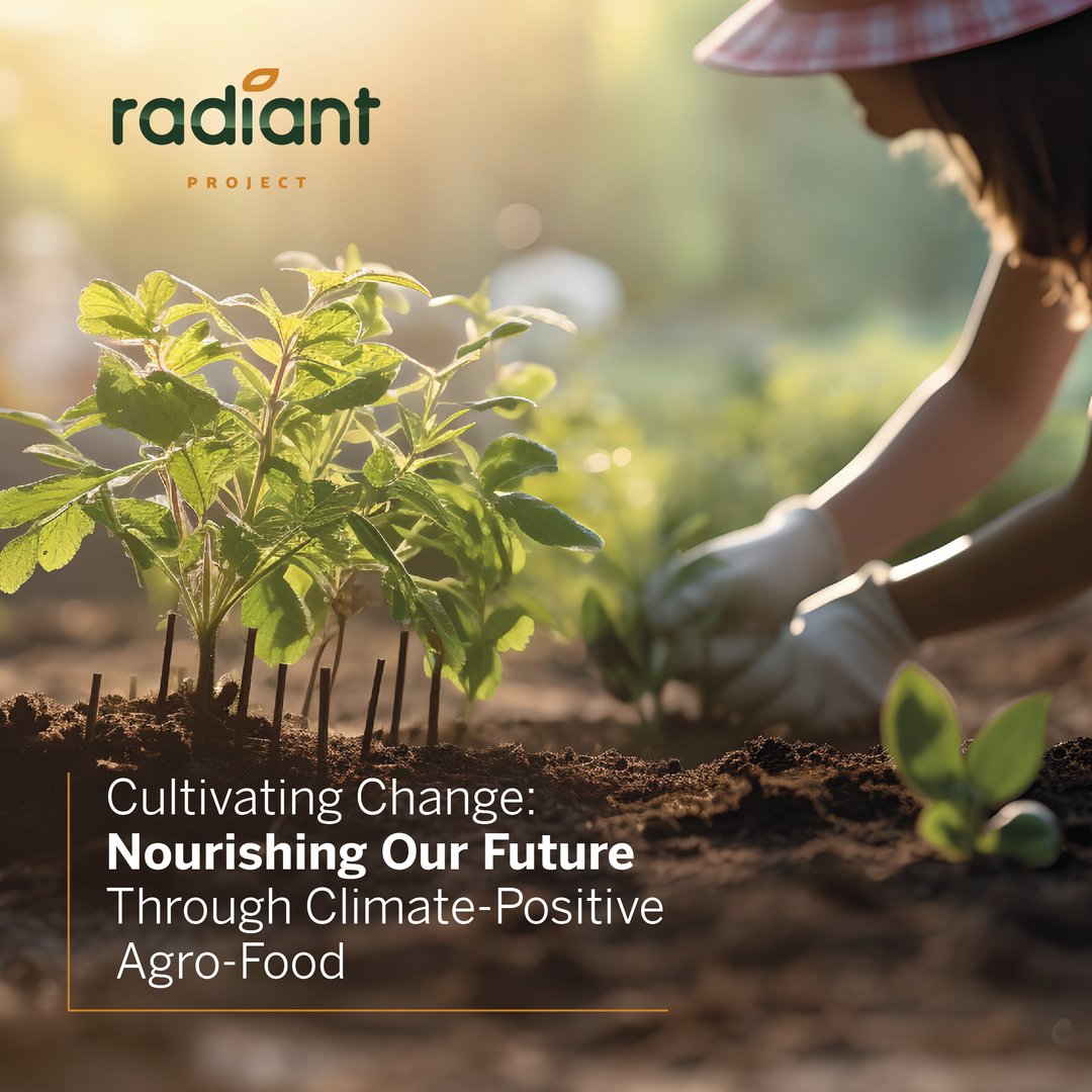 🌍 Current global food systems are contributors to climate change because they account for approximately 35% of global greenhouse gas (GHG) emissions, leading to biodiversity loss and water pollution,. Find out how #RADIANTPROJECT is contributing to agri-food sustainability.