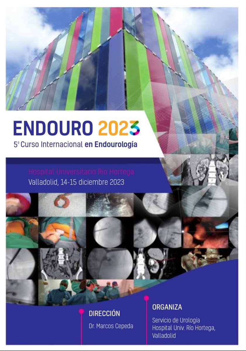 drmarcoscepeda's tweet photo. #ENDOURO23
No te pierdas el 5° Curso de Endourología del HURH los días 14 y 15 de diciembre. Dos días intensos de cirugía en directo, casos clínicos y debates con expertos a nivel mundial. ¡Te esperamos!
https://t.co/LFuyAPpAef https://t.co/3bYxfSiOoG