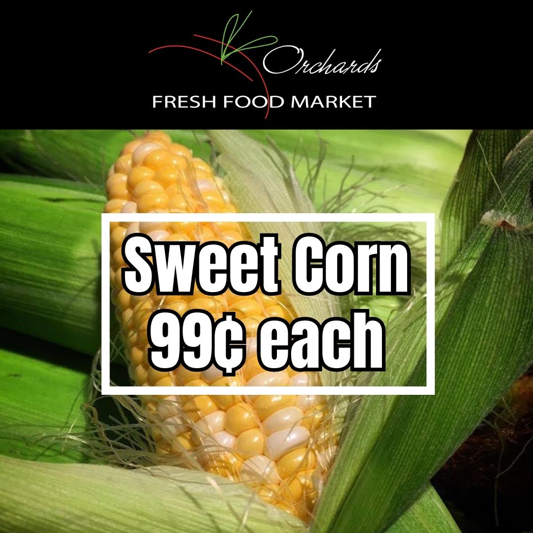 OrchardsFF's tweet image. Ontario's Sweet Corn for 99¢ each! While Supplies Last or until Monday October 9th, 2023! **Subject to change**
#ontario #firstcrop #corn #onlyatorchards #wherefreshcomesfrom