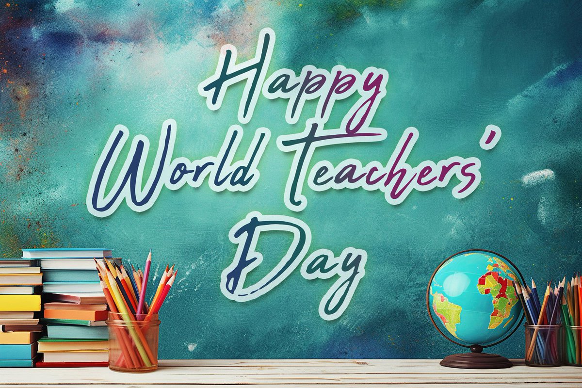 Celebrate all teachers around the globe. They bring knowledge and imagination to life. ❤️🌎🧠#WorldTeachersDay
