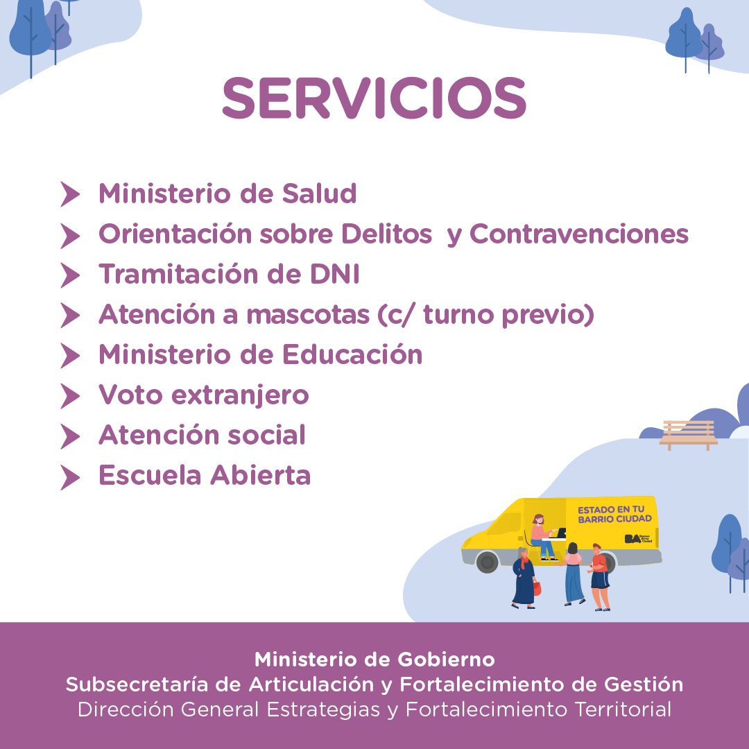 #elestadoentubarriociudad cerca de los vecinos de la Ciudad 🏡

Nuestro Cronograma 🚌:
- Viernes 6/10 Estación Villa Pueyrredón.

#buenosairesciudad #estadoentubarriociudad