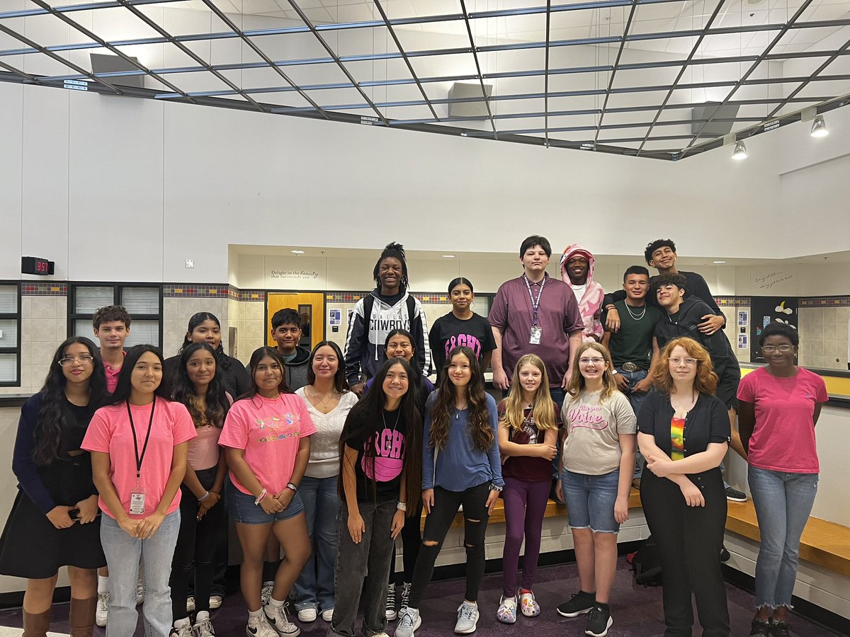Most of our Goodnight Student Council Members for 2023-2024. These student leaders are ready to put in the work to better our school. I’m excited to see everything they will do. 💜